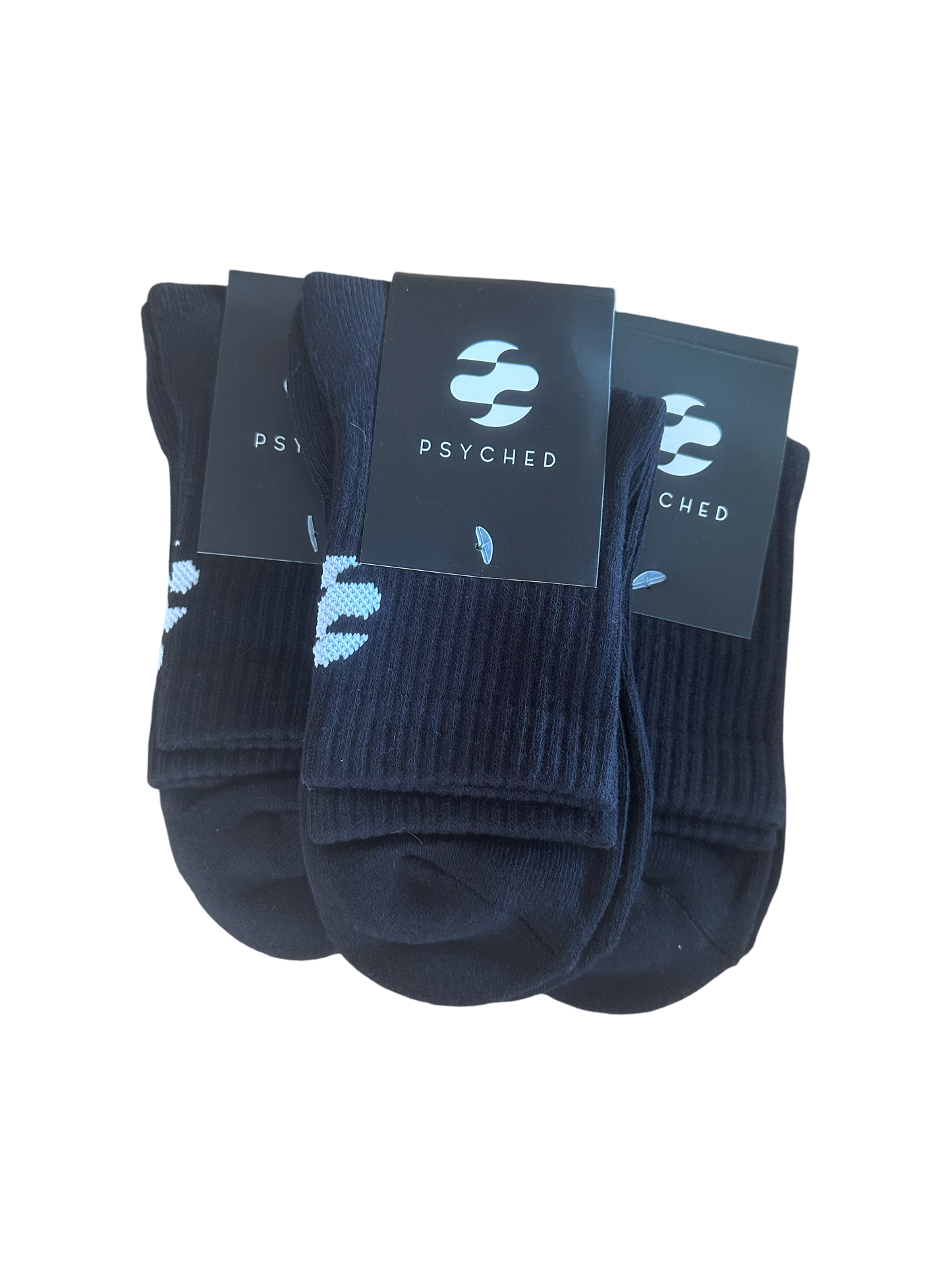 Psyched Quarter Crew socks