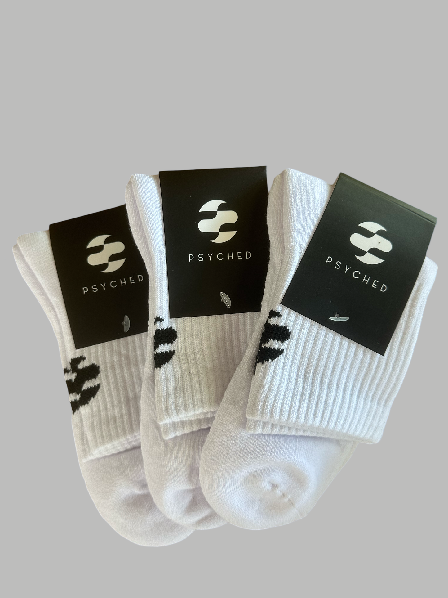 Psyched Quarter Crew socks